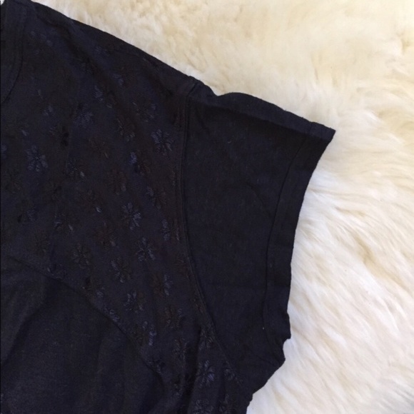 Free People Black Anything And Everything Tee - Picture 6 of 6